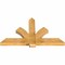 Ekena Millwork Redmond Rough Sawn Timber Gable Bracket, Western Red Cedar, 60"W x 35"H x 4"D x 6"F, 14/12 Pitch GBW060X35X0406RED00RWR - alternate 3